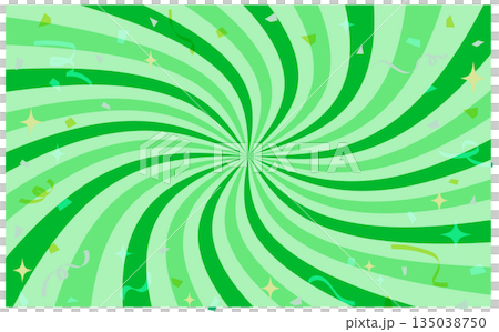 Green party sunburst background illustration Green party sunburst background illustration 135038750