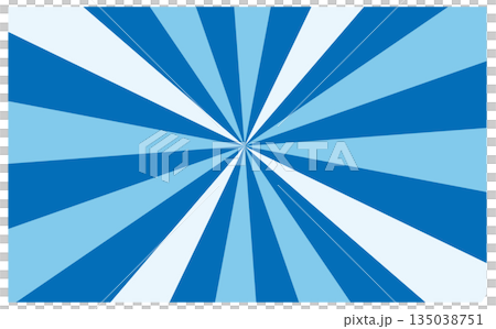 Blue Sunburst Background 135038751