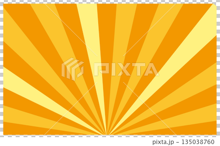 Yellow Sunburst Background 135038760