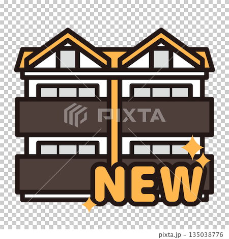 Simple Apartment Icon +NEW 135038776