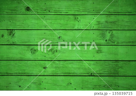 Green wooden planks background Green wooden planks background 135039715