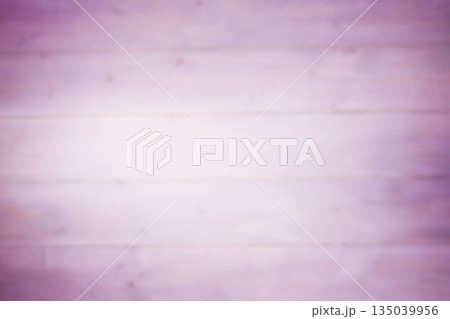 Displaying soft-focus flat design horizontal wooden planks tinted in pastel purple-pink gradient 135039956