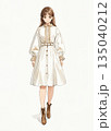 ドレスを着た女性 ドレスを着た女性 135040212