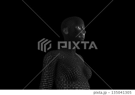 3d illustration of female 135041305