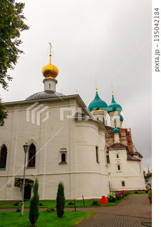 Vvedensky Tolga convent in Yaroslavl, Russia. Golden ring of Russia Vvedensky Tolga convent in Yaroslavl, Russia. Golden ring of Russia 135042184