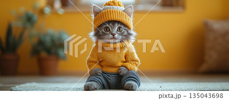 可愛い猫 135043698