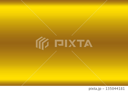 Digitally generated image of gold colored background with linear gradient, copy space 135044181