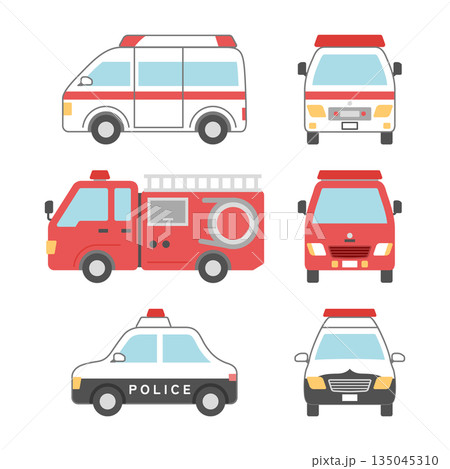 緊急車両 135045310