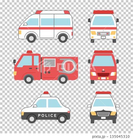 緊急車両 135045310