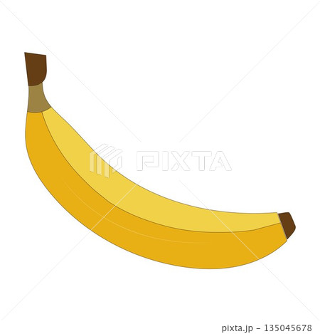 Cartoon bananas. Peel banana, banana Flat Design Fruit Icon vector illustration. For printing on fabric, tableware, packaging paper, postcard Cartoon bananas. Peel banana, banana Flat Design Fruit Icon vector illustration. For printing on fabric, tableware, packaging paper, postcard 135045678
