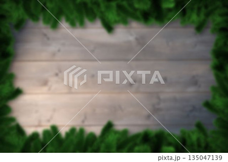 Blurred fir tree branches Blurred fir tree branches 135047139