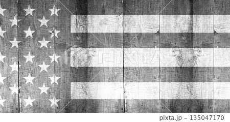 American flag on wooden flag American flag on wooden flag 135047170