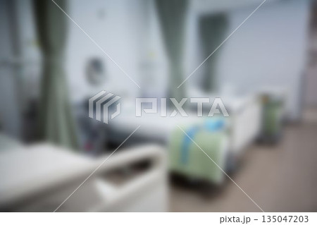 Empty hospital room with bed Empty hospital room with bed 135047203
