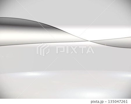 Futuristic bright grey background 135047261