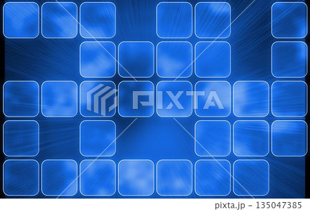 Digitally generated futuristic shiny squares Digitally generated futuristic shiny squares 135047385