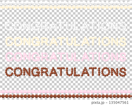 生クリームフォント（CONGRATULATION） 135047561