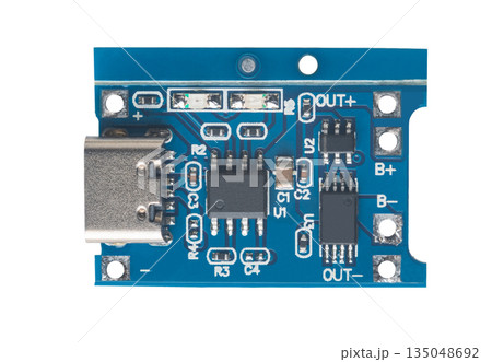 electronic circuit board close-up electronic circuit board close-up 135048692