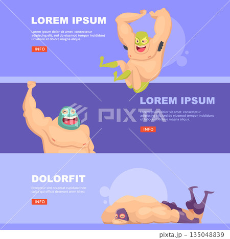 Lucha libre. mexican authentic fighters wrestlers 135048839