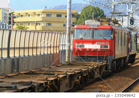 EH800電気機関車の無動力輸送 135049642