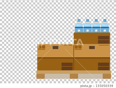展示瓶裝水的插圖 展示瓶裝水的插圖 135050339