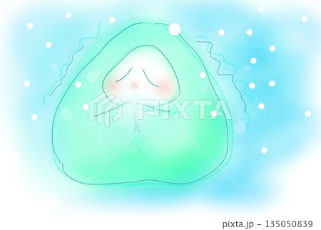 寒いさで赤くなる 135050839