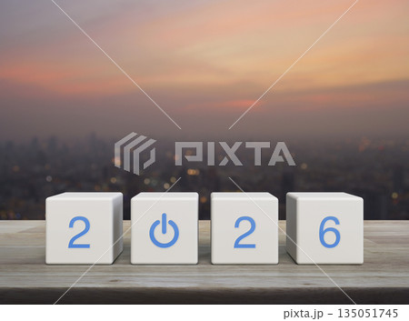 Happy new year 2026 success concept 135051745