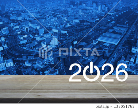 Happy new year 2026 success concept Happy new year 2026 success concept 135051765