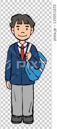Boys' uniform blazer and school bag 135051870