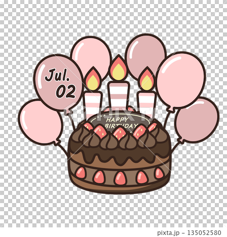誕生日チョコケーキ 誕生日チョコケーキ 135052580