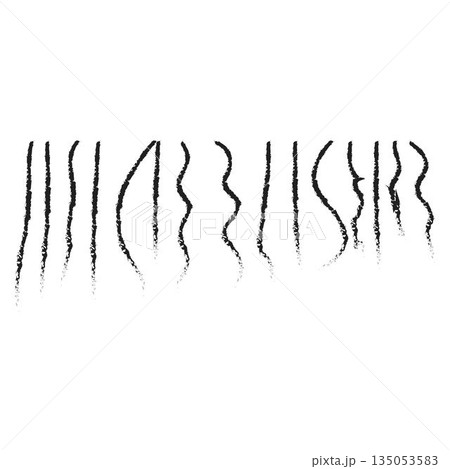 Abstract Hand Drawn Scribble Lines Illustration 135053583