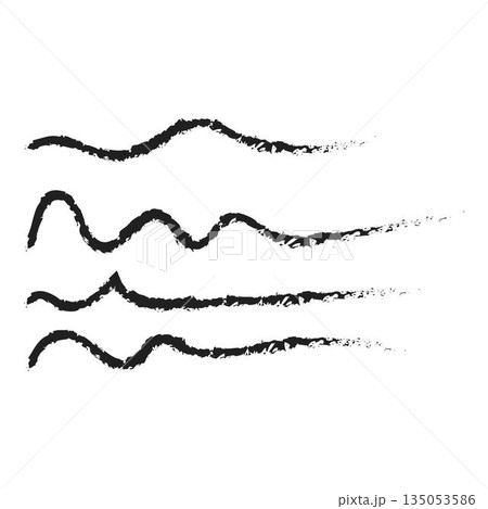 Abstract Hand Drawn Scribble Lines Illustration 135053586