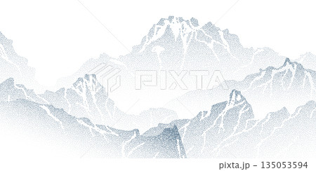 Grain mountain background with blue dot texture Grain mountain background with blue dot texture 135053594