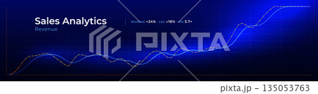 Financial Growth Stock Market Graphic, Economy Trade Graph, Data Chart Business Development Strategy Finance, Invest Background Concept, Global Digital Sale Analysis, Year Plan. Vector Illustration Financial Growth Stock Market Graphic, Economy Trade Graph, Data Chart Business Development Strategy Finance, Invest Background Concept, Global Digital Sale Analysis, Year Plan. Vector Illustration 135053763