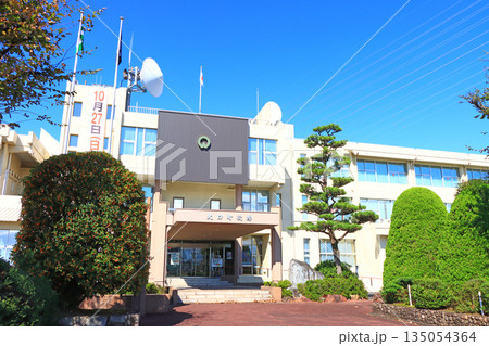 愛知県丹羽郡大口町、大口町役場の風景 愛知県丹羽郡大口町、大口町役場の風景 135054364
