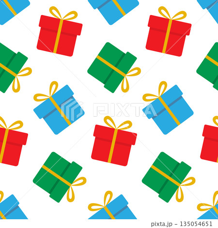 Colorful Gift boxes Seamless Pattern Birthday or Christmas Holidays Multicolor Minimalist Backdrop. Isolated Vector illustration Holidays Greeting Thematic Cards Background, invite or banner, leaflet Colorful Gift boxes Seamless Pattern Birthday or Christmas Holidays Multicolor Minimalist Backdrop. Isolated Vector illustration Holidays Greeting Thematic Cards Background, invite or banner, leaflet 135054651