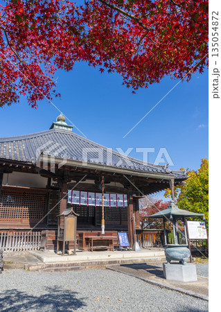 乙訓寺 本堂 紅葉の季節 乙訓寺 本堂 紅葉の季節 135054872