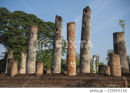 THAILAND PHITSANULOK WAT WIHAN THONG CHAN PALACE THAILAND PHITSANULOK WAT WIHAN THONG CHAN PALACE 135055138