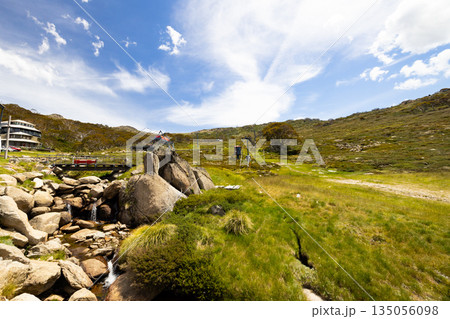 Charlotte Pass Village During Summer in Australia Charlotte Pass Village During Summer in Australia 135056098