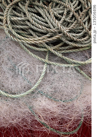 Close-up of the fisherman's tools 135056896