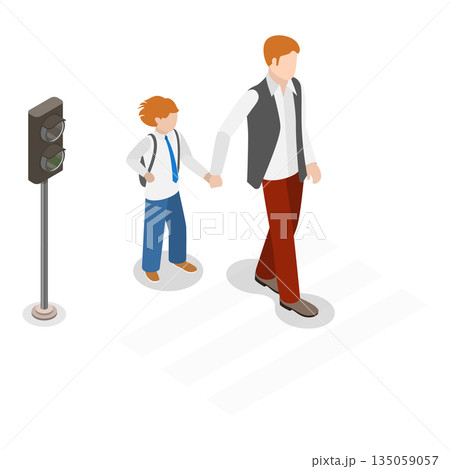 3D Isometric Flat Illustration of Positive Parenting Tips. Item 1 3D Isometric Flat Illustration of Positive Parenting Tips. Item 1 135059057