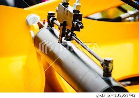 Hydraulic mechanism on modern machine 135059442