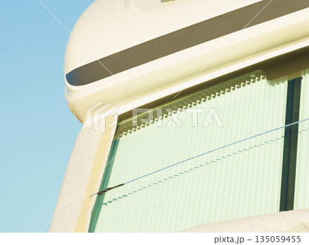 Motorhome with thermal screen blind Motorhome with thermal screen blind 135059455