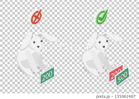 3D Isometric Flat  Illustration of Anchoring Bias, Understanding The Anchoring Effect In Decision Making. 135062487