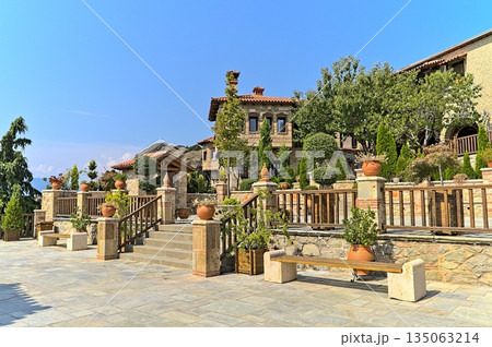 Monastery of Varlaam on a sunny day 135063214