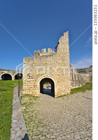 The entrance gate of the castle of Berat The entrance gate of the castle of Berat 135063251