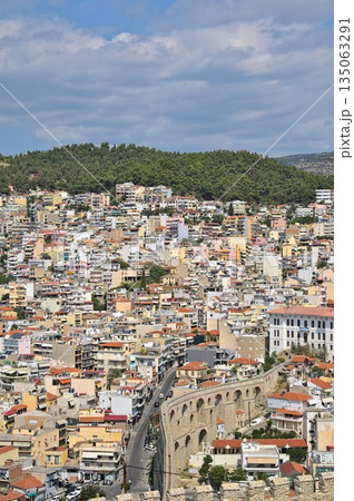 View on Kavala in Greece from the castle View on Kavala in Greece from the castle 135063291