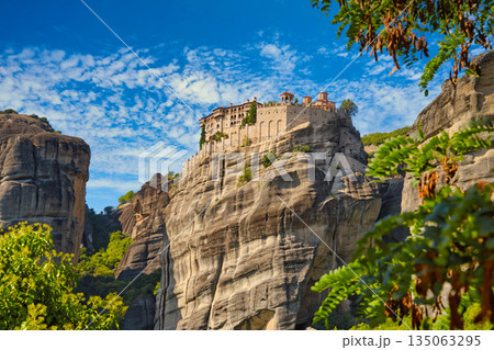 Monastery of Varlaam on a sunny day 135063295
