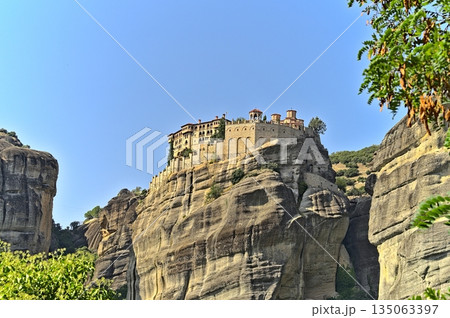 Monastery of Varlaam on a sunny day 135063397