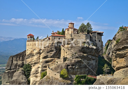 Monastery of Varlaam on a sunny day 135063418