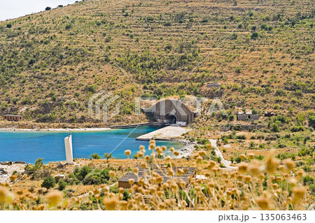 Porto Palermo Tunnel near the town Porto Palermo in Albania 135063463